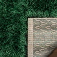 thumbnail image 6 of Well Woven Chie Green & Black Kuki Collection Ultra Soft Shag Area Rug 3'11" x 5'3", 6 of 8