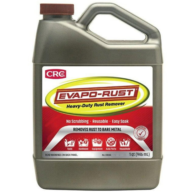 CRC Industries Rust Dissolver 1752537 Evapo-Rust; Use To Prevent Rust On Bare Metal; 32 Ounce Bottle; Single