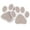 Grey, variant on MasteelfCA 10pcs Paw Bathtub Decals Bathtub Stickers Self-adhesive Floor Wall Decals