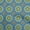 Teal Blue, variant on oneOone Polyester Spandex Purple Fabric Asian Block Floral Diy Clothing Quilting Fabric Print Fabric By Yard 56 Inch Wide-LC