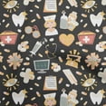 thumbnail image 1 of oneOone Cotton Cambric Dark Gray Fabric Tool Sewing Material Print Fabric By The Yard 42 Inch Wide, 1 of 6