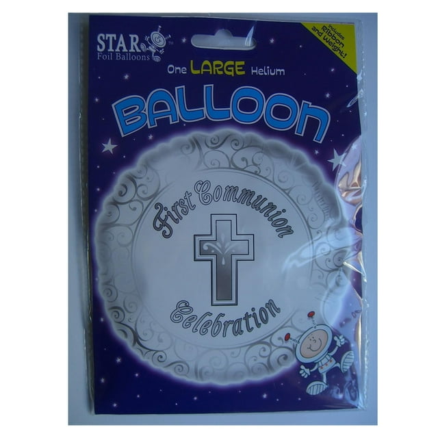 Star Ballon en Aluminium pour Première Communion