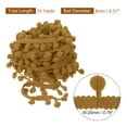 thumbnail image 2 of Uxcell 10 Yards Pom Pom Ball Fringe Trim Ribbon Sewing Trim DIY Crafts, 8mm Khaki, 2 of 6