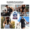 thumbnail image 5 of Kdxio Cute Gnomes in USA for Men's Muscle T-shirt,Sleeveless for Workout Running Athletic Gym Lounge Casual, 5 of 5