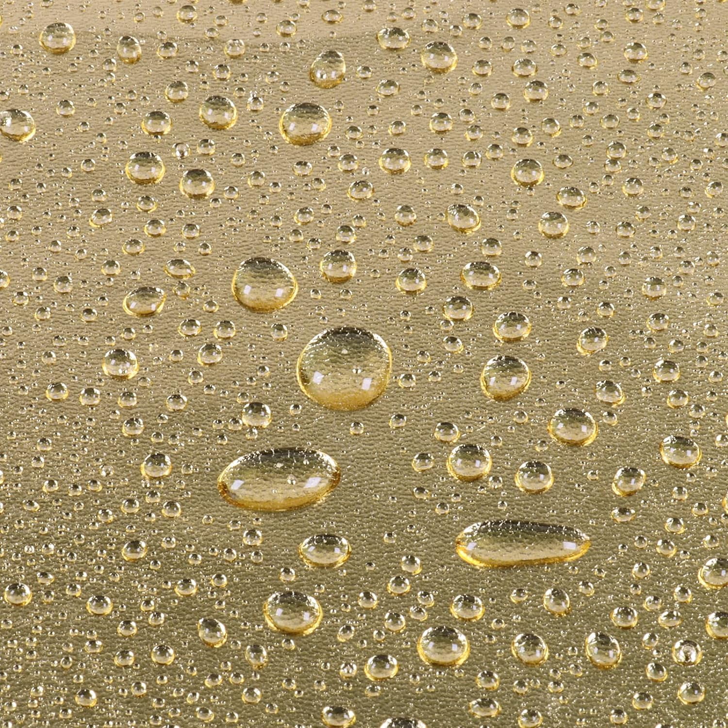 Metallic Golden Fabric, Shiny Synthetic Leather, Waterproof for Furniture Decoration Protection Replacement Renovate Sofa Seats Upholstery Car