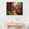 thumbnail image 2 of JRXY Bougainvillea Trail Canvas Wall Art 20x16in, 2 of 4