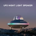thumbnail image 6 of UFO-Shaped Bluetooth Speaker for Father's Day Gift with LED Lights - Portable Wireless Gift for Dad, Daddy Day Present, Hi-Fi Sound, Silver, 6 of 10