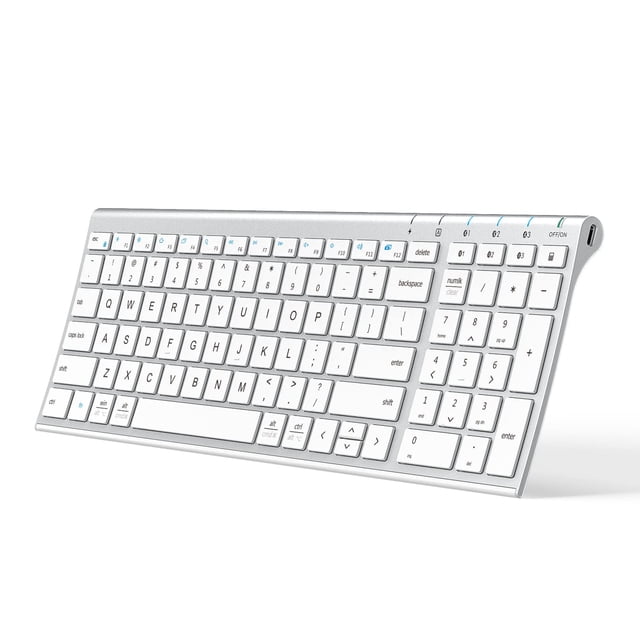 Teclado Bluetooth iClever BK10 recargable con teclado numérico