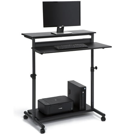 Ergonomic Adjustable Standing Desk Dual Top 40 Wide Walmart