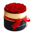 thumbnail image 1 of Preserved Roses In A Heart Box Flowers Forever Valentine's Day Roses Forever For Women Roses Forever In A Box For Elivery Birthday Gifts For Her, 1 of 9