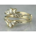 thumbnail image 2 of 2Ct Marquise Cut Diamond 14k Yellow Gold Plated Women Enhancer Wrap Ring -4, 2 of 5