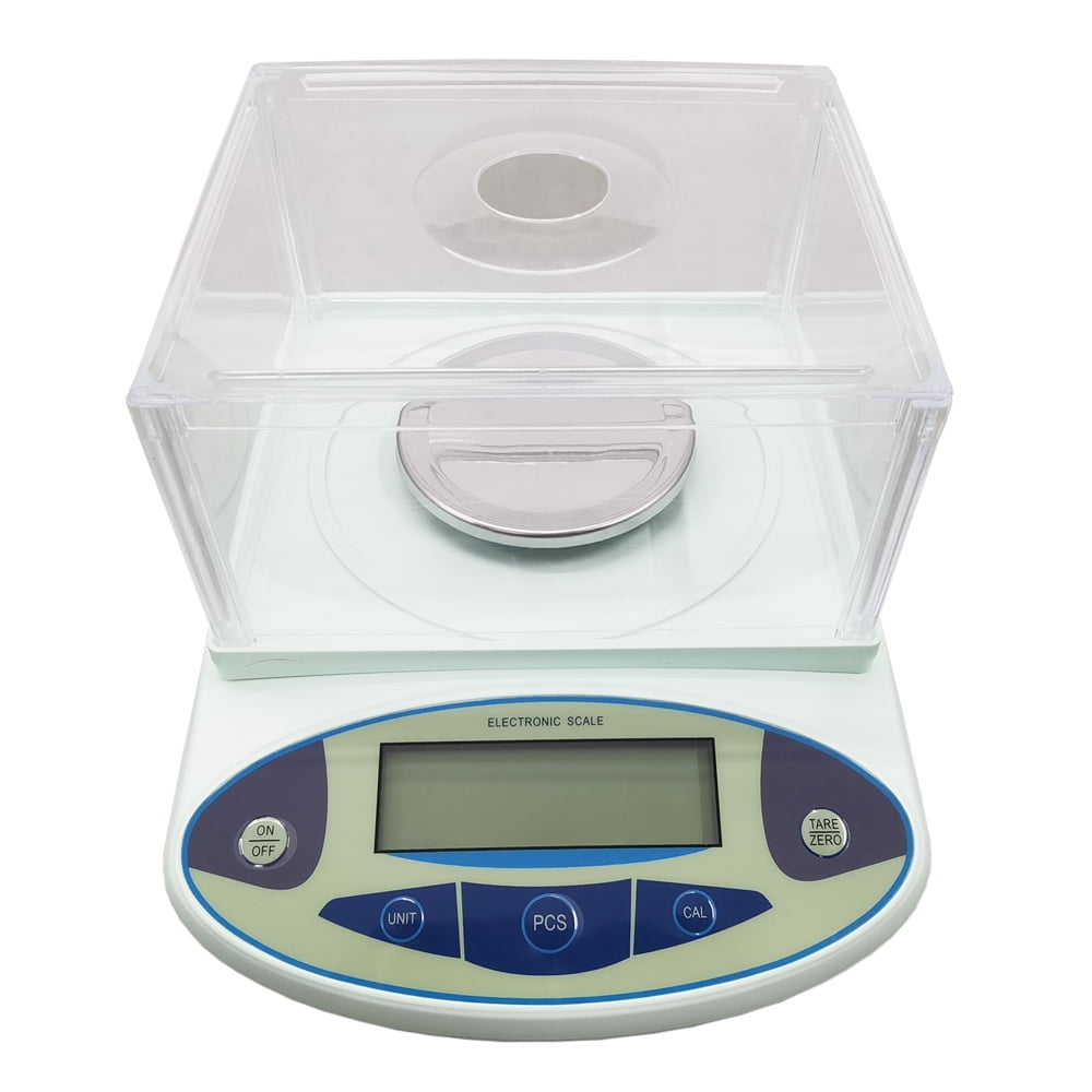 500g/0.001g Electronic Analytical Balance High Precision Count Scale with Dust Cover