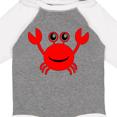 thumbnail image 4 of Inktastic Cute Red Crab Boys or Girls Long Sleeve Baby Bodysuit, 4 of 5