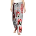 thumbnail image 2 of Kdxio Women's Comfy Stretch Cute SantaPrint Drawstring Pajama Pants-Medium, 2 of 9