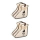 thumbnail image 4 of Ounissouiy Bolsa reutilizable para botas, almacenamiento con cremallera, protector de dormitorio debajo de la cama, suministros, bolsa a prueba de Beige S 2Conjunto, 4 of 6