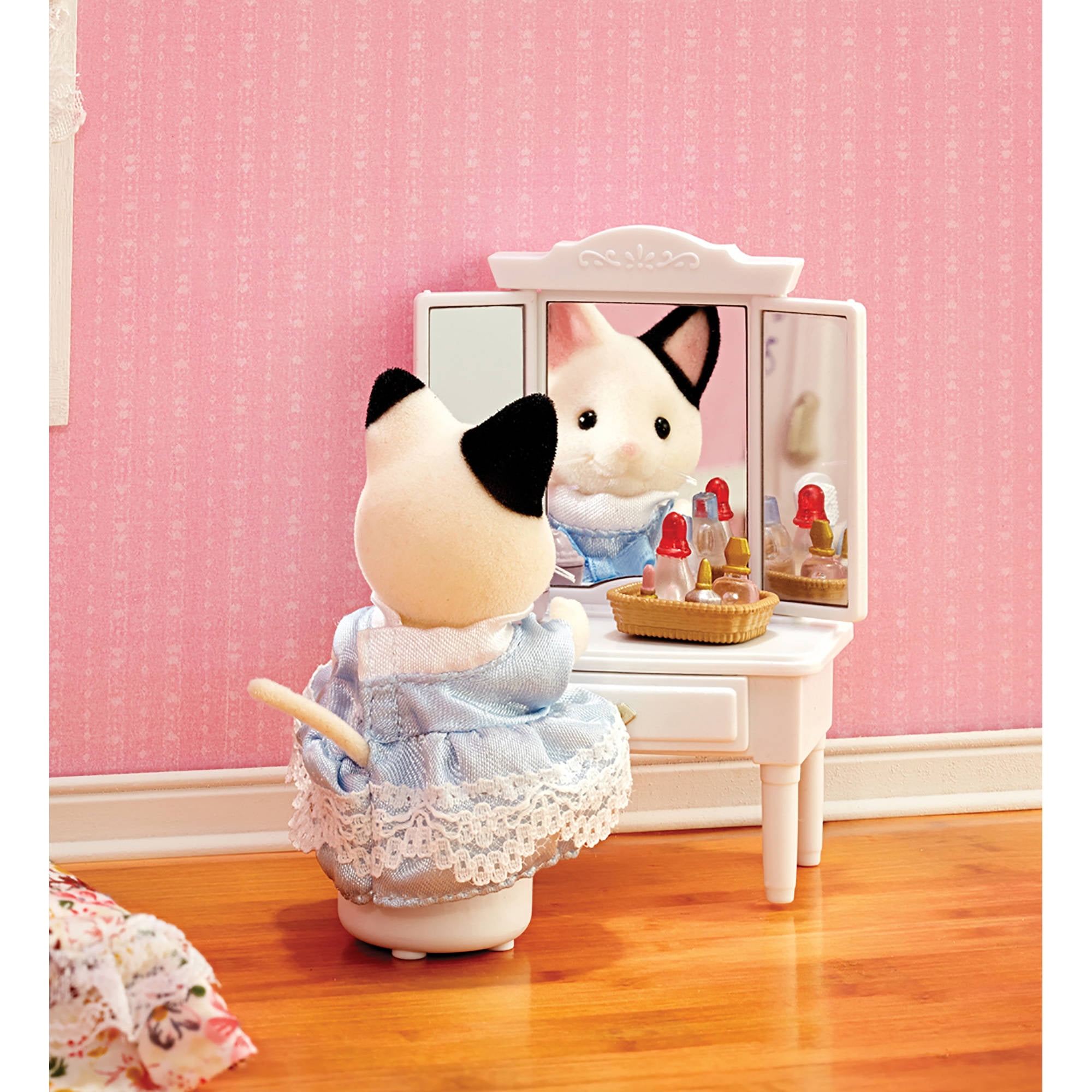 calico critters floral bedroom set