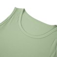 thumbnail image 5 of Audhol Women's Threaded Cotton Round Neck Wrapped Camisole Vest, Layering Vest for Women Round Neck Tank Top Light Green Xxl, 5 of 5