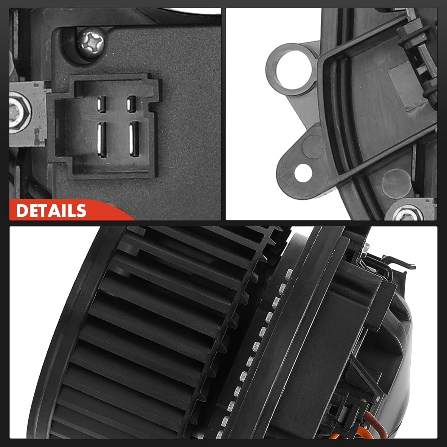 A-Premium Front HVAC Heater Blower Motor and Resistor Assembly Compatible with BMW Vehicles - 228i, 230i, M2, M235i, M240i, 320i, 328d, 328i, 330e, 330i, 335i, 340i, M3, 428i, 430i, 435i, 440i, M4