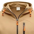 thumbnail image 4 of LEKWK Tracksuit Men Matching Sets Quarter Zip Hoodie Sweatshirt and Jogger Sweatpants with Multi Pockets Athletic Workout 2 Piece Outfits, 4 of 4