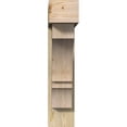 thumbnail image 2 of Ekena Millwork 8"W x 32"D x 36"H Balboa Block Rough Sawn Bracket w/ Offset Brace, Douglas Fir, 2 of 25