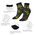 thumbnail image 5 of Pofeuu Carnival Mardi Gras3 Print 30cm Socks, Adult Running Hiking Socks for Youth and Adult, 5 of 7
