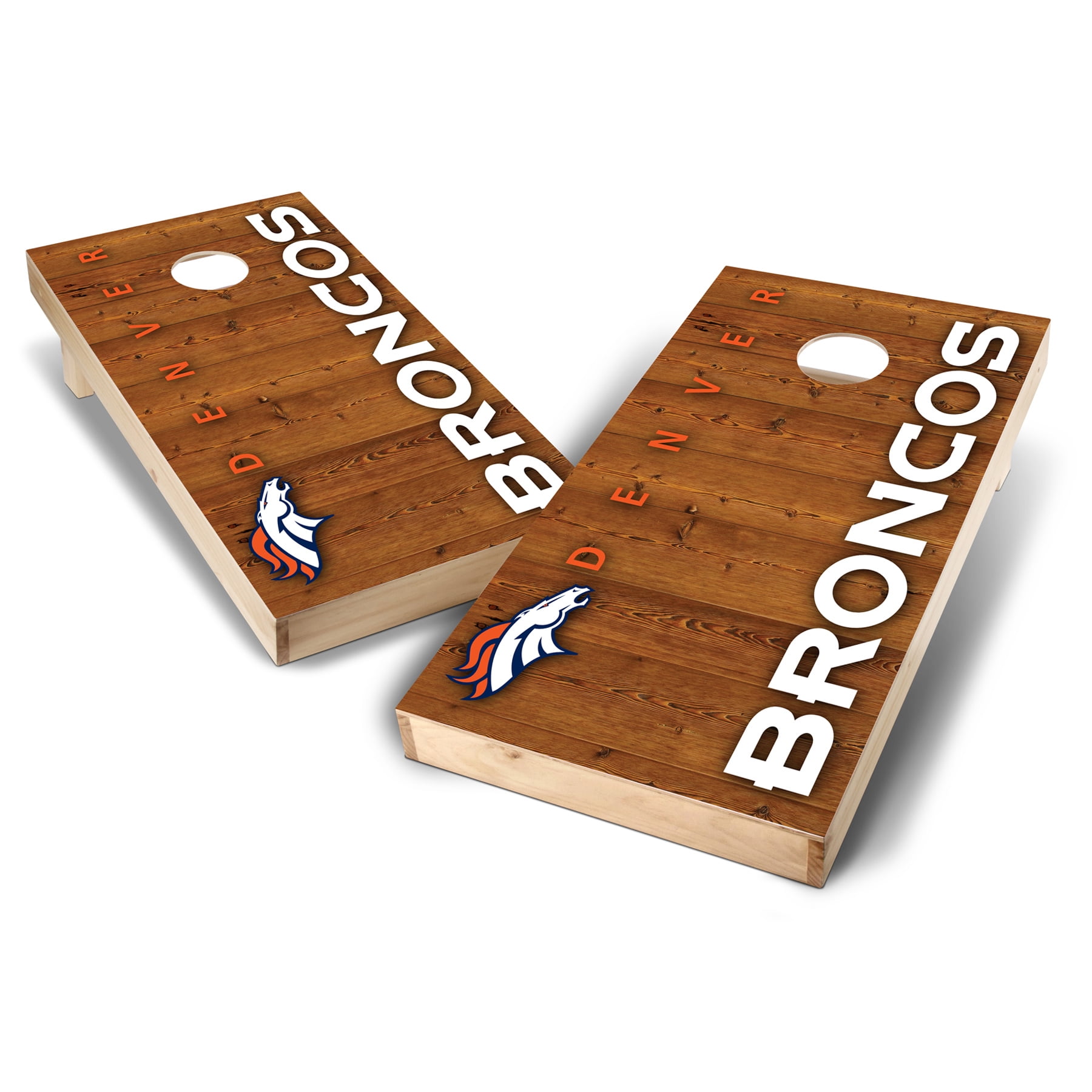 Denver Broncos 2 X 4 Vertical Design Authentic Cornhole Board