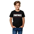thumbnail image 2 of Fortnite Boy's Logo Line Black Short Sleeve T-Shirt, Large (14/16), 2 of 2