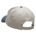 thumbnail image 3 of Fishing Bobber Embroidered Pigment Dyed Wash Cap - Beige Navy OSFM, 3 of 5