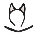 thumbnail image 2 of Dog Costume Props - 1/2 Pcs/Set Animal Ears Decor Hair Hoop Tail Set Birthday Party Cosplay Dress Up Accessories, 2 of 8