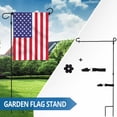 thumbnail image 5 of Anley Double Sided Custom Garden Flag 18 x 12.5 In with Flag Stand - Print Your Own Logo/Design/Words - Weather Proof & Double Stitched - Customized Garden Flags Banners (Flagpole Included), 5 of 8