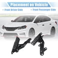thumbnail image 4 of 1 Pair Left and Right Side Front Bumper Mounting Support Bracket 620583TA0A for Nissan Altima 2013-2017, 4 of 6