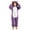 Z1-Purple-kids onesie pajamas under $20, variant on Girls Fleece Onesie Warm Animal Fuzzy One Piece Jumpsuit Kids Cute Winter Color Block Zip Up Sleepwear Soft Loungewear 4-14Y