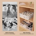 thumbnail image 3 of Socks Storage Bags Socks Organizer Divider Underwear Sock Drawer Organizer Foldable Drawer Socks Divider (White), 3 of 7