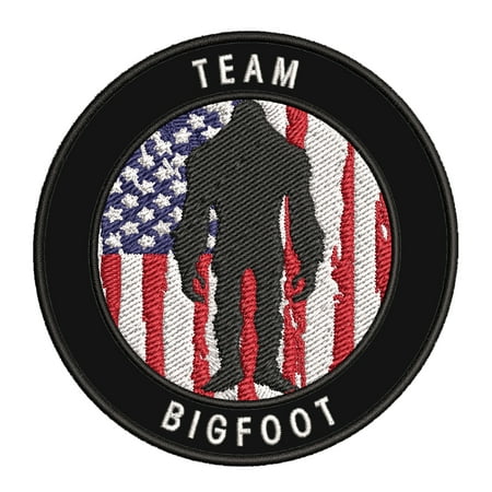 Sasquatch Sighting 3.5" Iron On Or Sew On Embroidered Fabric Badge Patch Unexplained Mysteries Iconic Series
