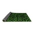 thumbnail image 2 of Ahgly Company Indoor Square Abstract Green Modern Area Rugs, 6' Square, 2 of 4