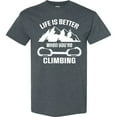 thumbnail image 3 of Inktastic Rock Climbing Mountains T-Shirt, 3 of 5