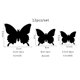 thumbnail image 3 of 24 pegatinas de pared de mariposas con espejo tridimensional, modernas y creativas, pegatinas decorativas para dormitorio y sala de estar ER, 3 of 3