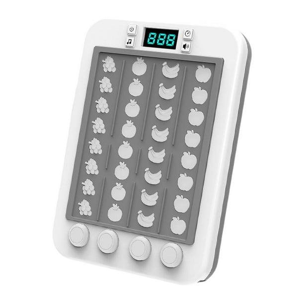 Juguete rítmico, juego de rompecabezas para niños, juego creativo de empuje rápido, juguetes inquietos, máquina de juego de baile para niños, gris