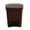 Brown, variant on MOQIN 10 Gallon Trash Can | Plastic Kitchen Waste Bin with Odor Protection of Lid | Hands Free with Step On Foot Pedal and Garbage Bag Rings, for Office Bedroom Bathroom Trash Garbage Bin Brushed