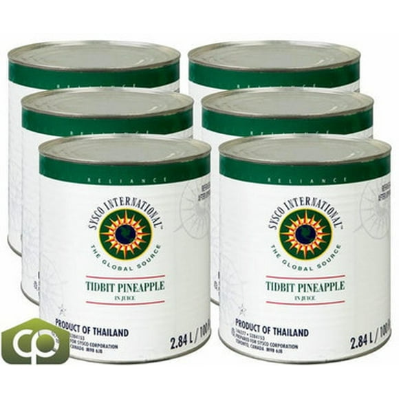 Sysco Reliance Pineapple Tidbit Juice 2.84L /96 oz (6/Case)