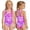 Pink, variant on LRen Girls Summer Swimsuits 1 Piece Sets Swimsuit Girls Size 14 Girl Swimsuit Rash Guard for Quick Dry Summer Beach Outfit Cute Fashion Toddler Swimwear