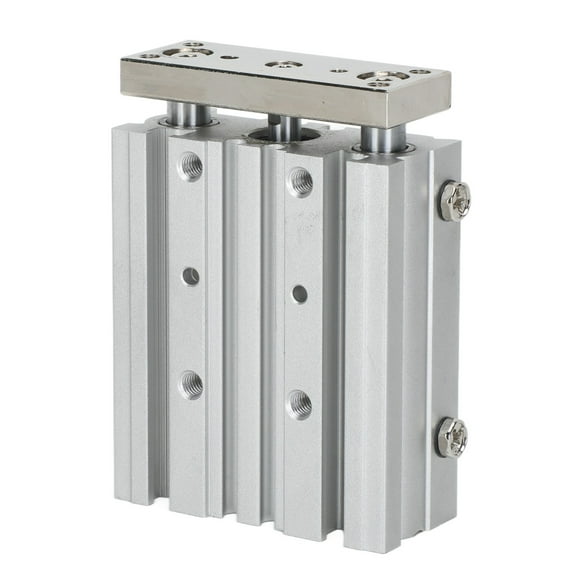 3 Rod Pneumatic Cylinder SMC Type Double Action 12mm Bore 40mm Stroke with Guide