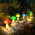 thumbnail image 2 of Luces solares tipo hongo Windpnn paquete de 8 modos resistentes al agua, 2 of 9