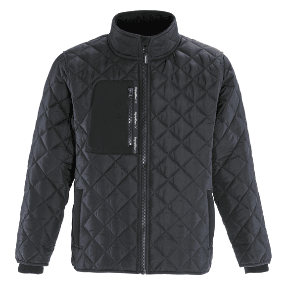 RefrigiWear Men's EnduraQuilt Diamond Quilted Puffer Jacket - Insulated Cold Weather Winter Coat