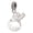 Silver, variant on Silver Plated Bear Silhouette - Rope Charm Bead Dangle with Mini 2026