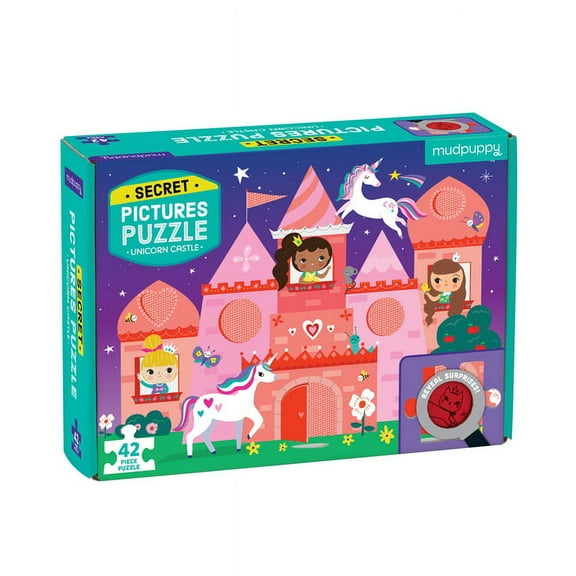 Mudpuppy - Unicorn Castle Secret Pictures Puzzle