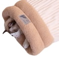 thumbnail image 3 of Cama para gatos Saco dormir Felpa suave cachorros y gatitos interior 5-8, 3 of 9