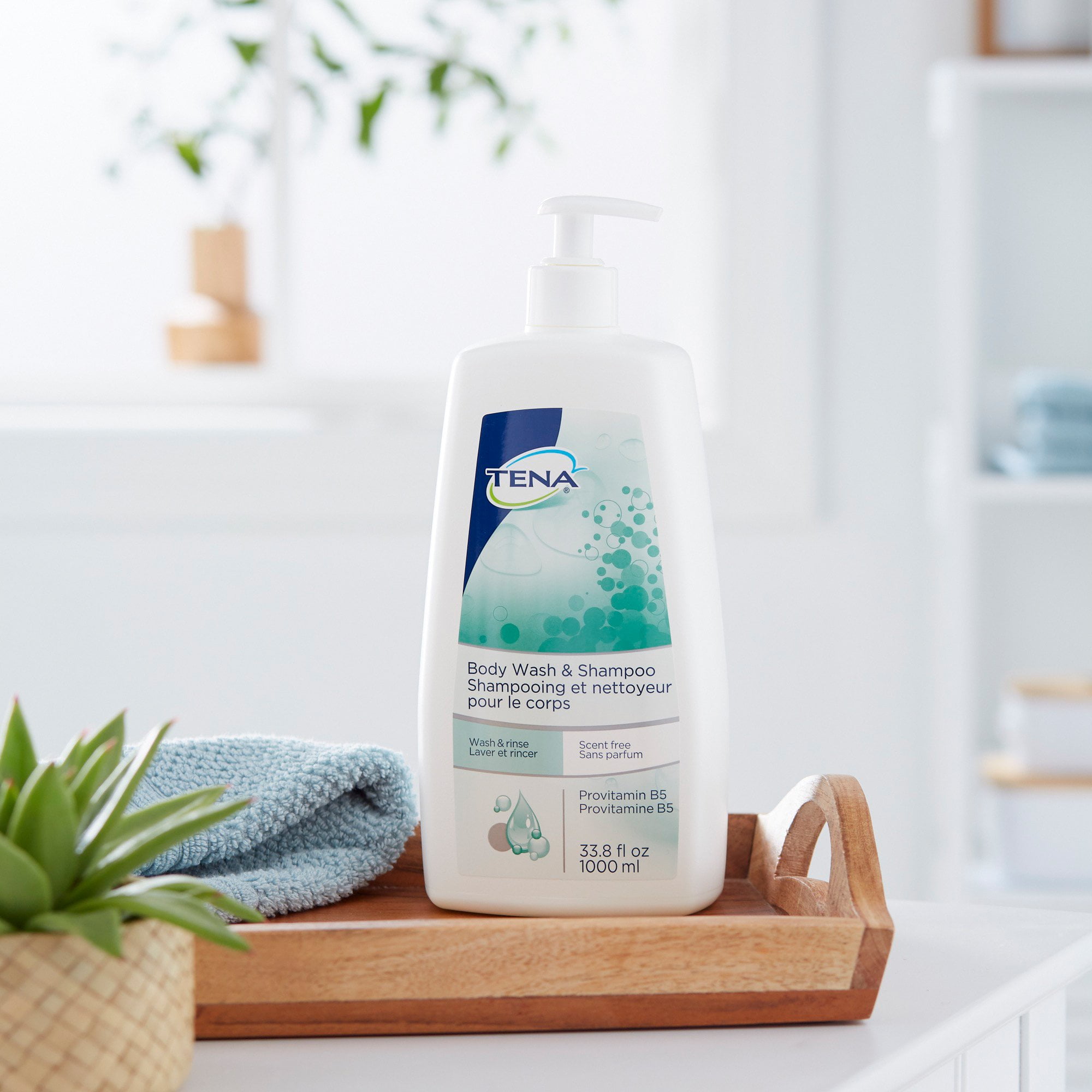 TENA ProSkin Shampoo&Body Wash Unscented 33.8 oz. 64343 8 per Case
