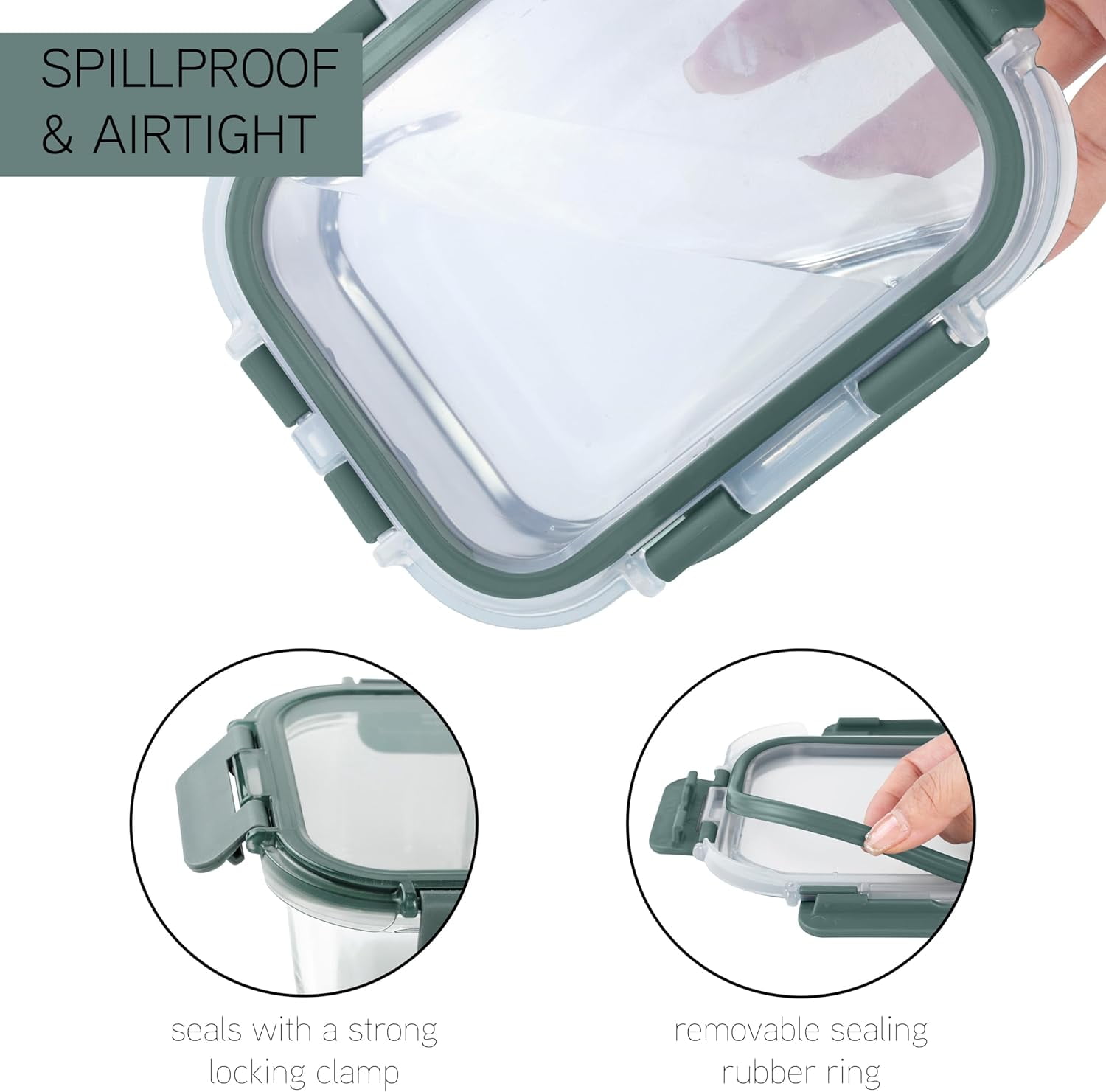 COOK WITH COLOR Borosilicate Glass Storage Containers with Lids, 32-Pc Set - Thumbnail 3