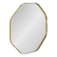 thumbnail image 1 of Kate and Laurel Rollo Octagon Framed Wall Mirror, Gold 24x24, 1 of 8